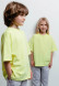 Children's khaki oversize T-shirt